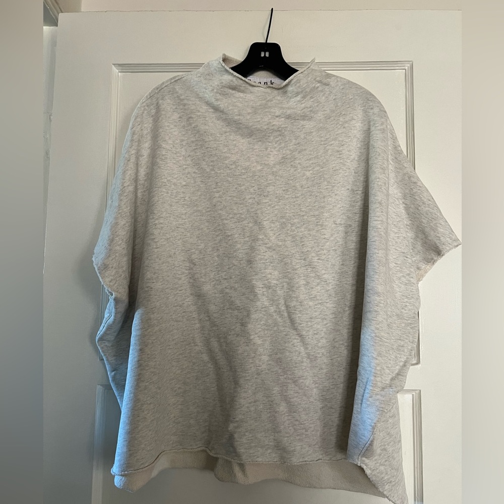 Frank & Eileen Audrey Capelet in Heather White Melange Fleece